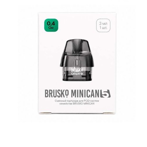 Картридж BRUSKO MINICAN 5, 3 мл, 0,4 Ом